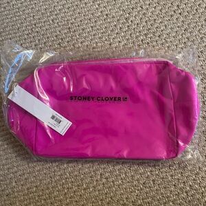 NWT Stoney Clover Lane large pouch in fuchsia